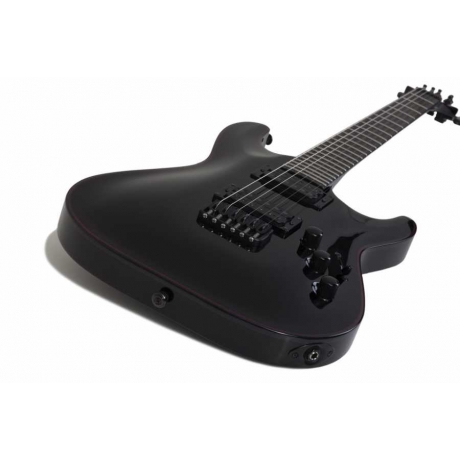 Schecter Blackjack C-1 Elektro Gitar (Gloss Black)<br>Fotoğraf: 3/8
