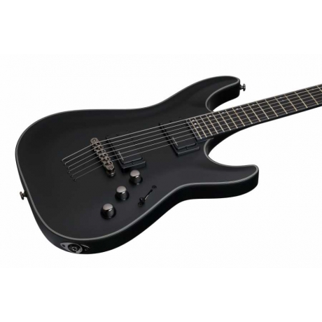 Schecter Blackjack SLS C-1 EX A Elektro Gitar (Satin Black)<br>Fotoğraf: 3/6