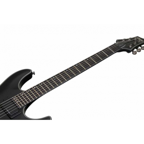 Schecter Blackjack SLS C-1 EX A Elektro Gitar (Satin Black)<br>Fotoğraf: 5/6