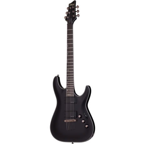 Schecter Blackjack SLS C-1 EX A Elektro Gitar (Satin Black)<br>Fotoğraf: 1/6