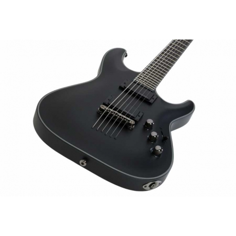 Schecter Blackjack SLS C-1 EX A Elektro Gitar (Satin Black)<br>Fotoğraf: 4/6
