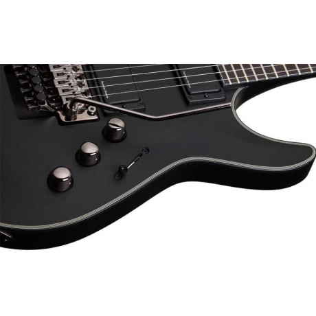 Schecter Blackjack SLS C-1 FR A Elektro Gitar (Satin Black)<br>Fotoğraf: 2/2
