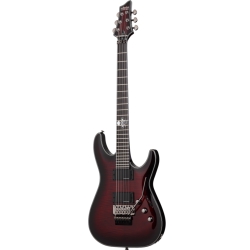 Schecter Blackjack SLS C-1 FR A Hell's Gate Elektro Gitar (Crimson Red Burst)
