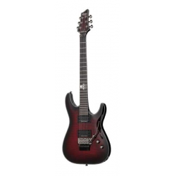 Schecter Blackjack SLS C-1 FR P Hell's Gate Elektro Gitar (Crimson Red Burst)