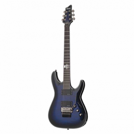 Schecter Blackjack SLS C-1 FR P Hell's Gate Elektro Gitar (See-Thru Blue Burst)<br>Fotoğraf: 1/1