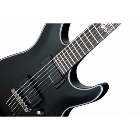 Schecter Blackjack SLS C-1 SBK Pasif Elektro Gitar<br>Fotoğraf: 2/4