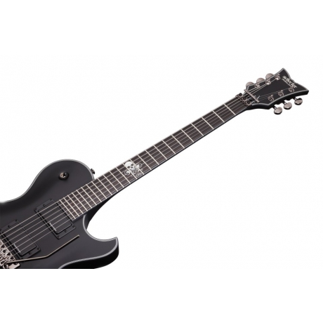 Schecter Blackjack SLS Solo-6 FR A Hell's Gate Elektro Gitar (Satin Black)<br>Fotoğraf: 4/4