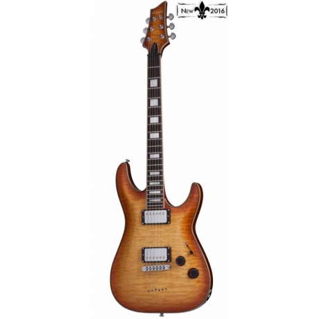 ​​​​​​Schecter C-1 Custom Elektro Gitar (Natural Vintage Burst)<br>Fotoğraf: 1/9