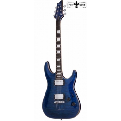 Schecter C-1 Custom Elektro Gitar (Trans Midnight Blue)