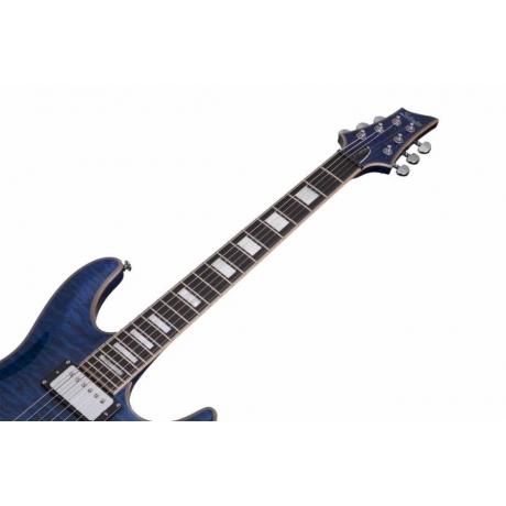Schecter C-1 Custom Elektro Gitar (Trans Midnight Blue)<br>Fotoğraf: 3/8