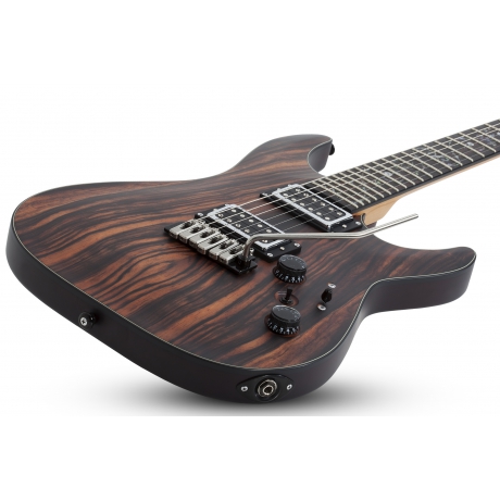 Schecter C-1 Exotic Ebony Elektro Gitar (Natural Satin)<br>Fotoğraf: 3/9