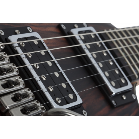 Schecter C-1 Exotic Ebony Elektro Gitar (Natural Satin)<br>Fotoğraf: 6/9