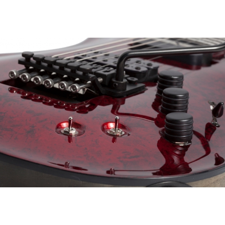 Schecter C-1 FR S Elektro Gitar (Apocalypse Red Reign)<br>Fotoğraf: 4/7