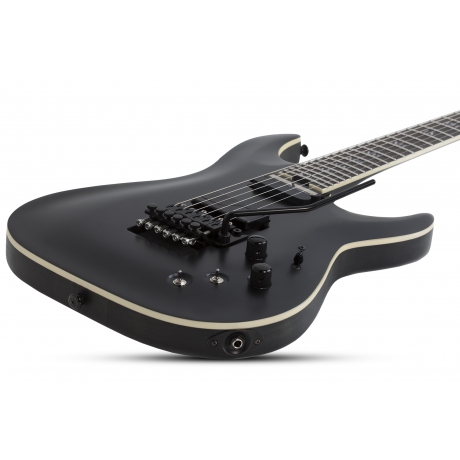 Schecter C-1 FR S SLS Evil Twin Elektro Gitar (Satin Black (SBK)<br>Fotoğraf: 3/9