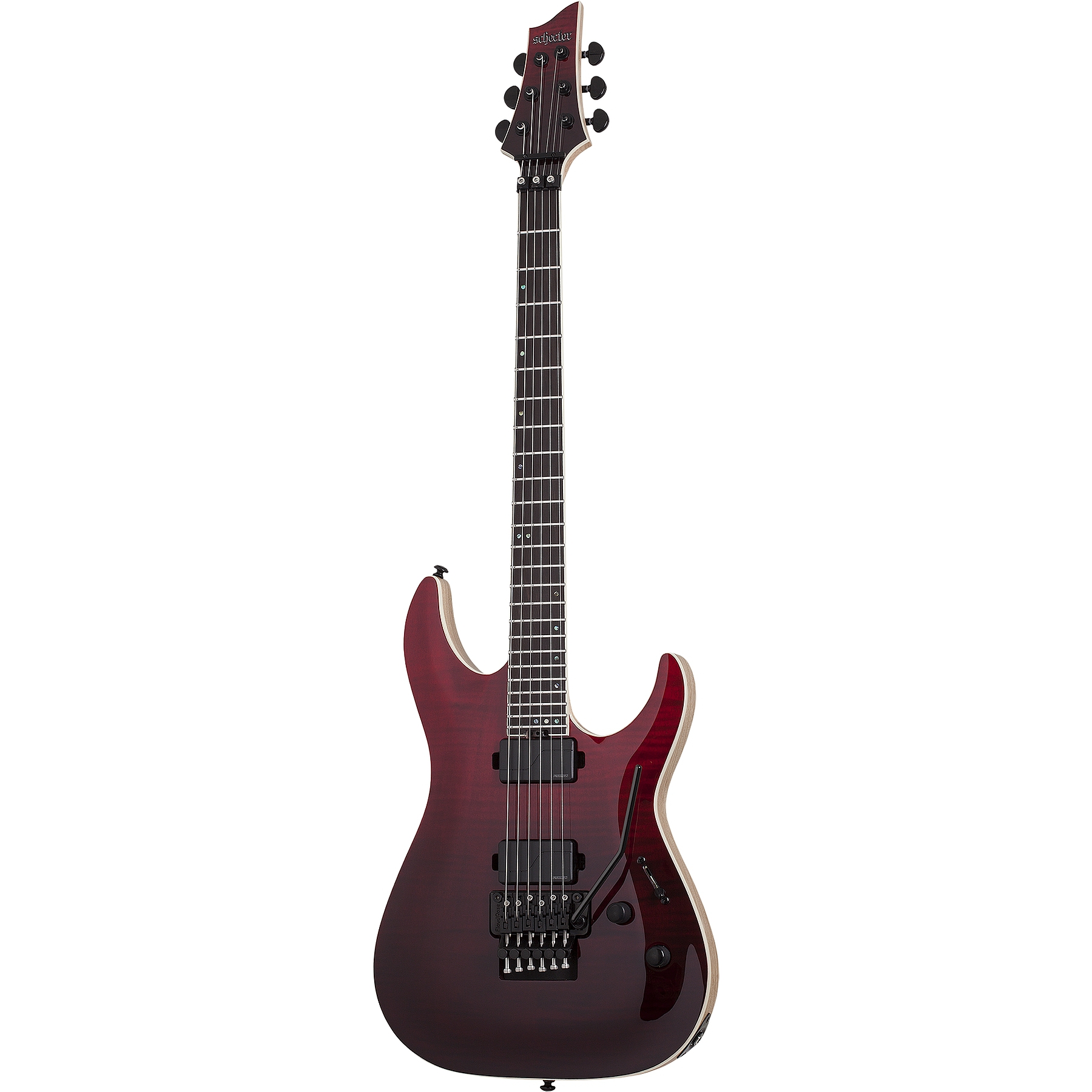 Schecter C-1 FR SLS Elite Series Elektro Gitar (Blood Burst