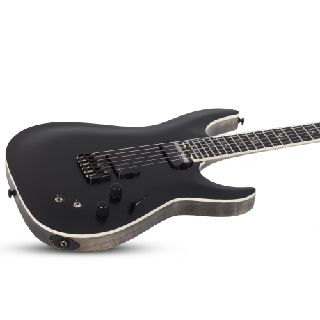 Schecter C-1 HT S SLS Elite Evil Twin Elektro Gitar (Mat Siyah)<br>Fotoğraf: 4/6