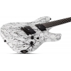 Schecter C-1 Ink Bomb Elektro Gitar (Black Ink Splatter), Fotoğraf: 2/8