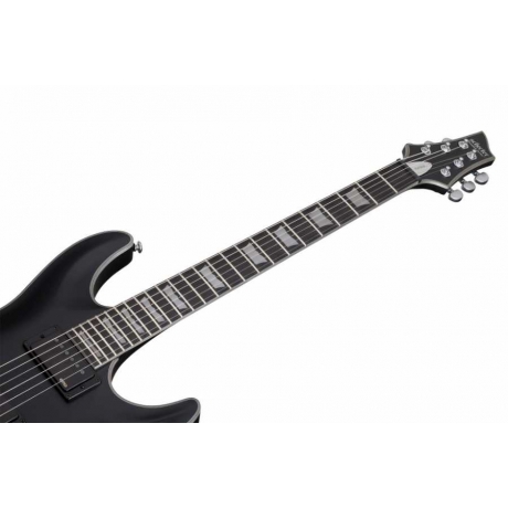 Schecter C 1 Platinum Elektro Gitar (Satin Black)<br>Fotoğraf: 3/6