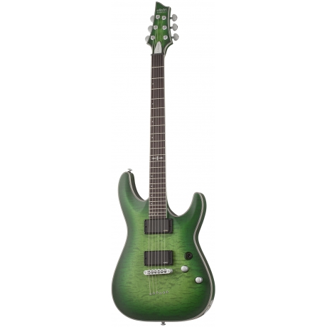 Schecter C-1 Platinum Elektro Gitar (Satin Green Burst)<br>Fotoğraf: 1/7