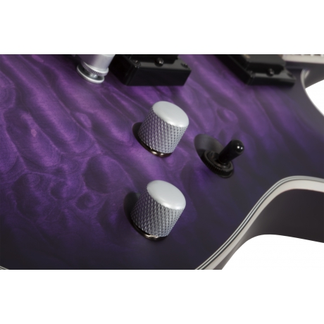 Schecter C-1 Platinum Elektro Gitar (Satin Purple Burst)<br>Fotoğraf: 4/7