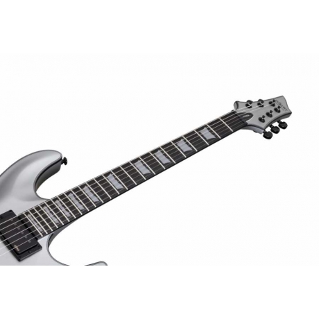 Schecter C 1 Platinum Elektro Gitar (Satin Silver)<br>Fotoğraf: 5/6