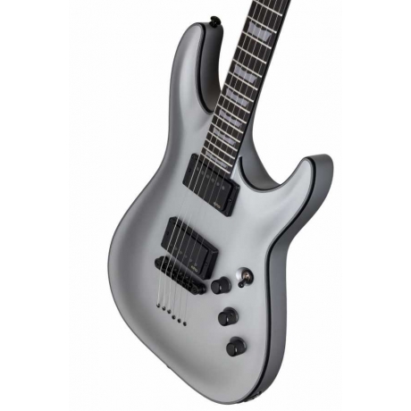Schecter C 1 Platinum Elektro Gitar (Satin Silver)<br>Fotoğraf: 3/6