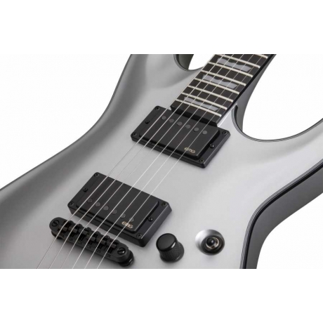 Schecter C 1 Platinum Elektro Gitar (Satin Silver)<br>Fotoğraf: 2/6