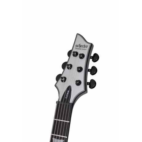 Schecter C 1 Platinum Elektro Gitar (Satin Silver)<br>Fotoğraf: 6/6