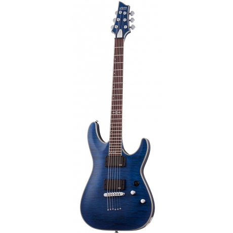 Schecter C-1 Platinum Elektro Gitar (See Thru Midnight Blue)<br>Fotoğraf: 1/3