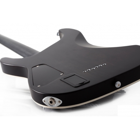 Schecter C-1 Platinum Elektro Gitar (See-Thru Siyah Saten)<br>Fotoğraf: 4/4