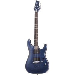 Schecter C-1 Platinum Elektro Gitar (Thru Midight Blue)