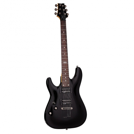 Schecter C-1 SGR Solak Elektro Gitar (Siyah)<br>Fotoğraf: 1/4