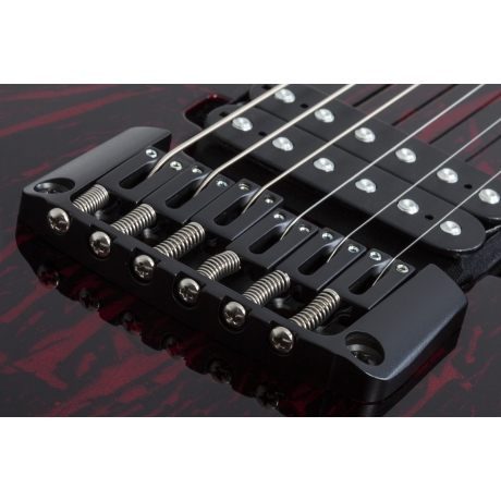 Schecter C-1 Silver Mountain Elektro Gitar (Blood Moon)<br>Fotoğraf: 4/8