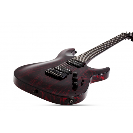 Schecter C-1 Silver Mountain Elektro Gitar (Blood Moon)<br>Fotoğraf: 2/8