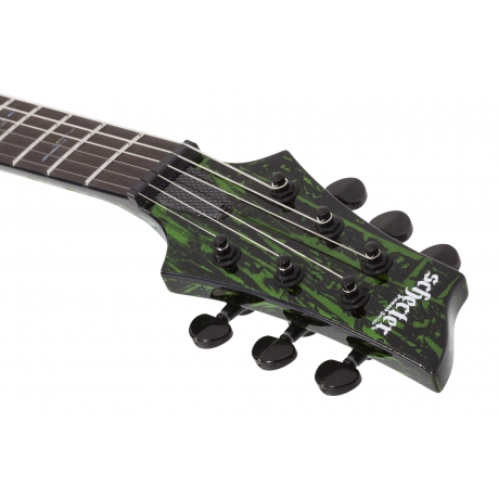 Schecter C-1 Silver Mountain Elektro Gitar (Toxic Venom)<br>Fotoğraf: 5/6