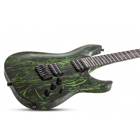 Schecter C-1 Silver Mountain Elektro Gitar (Toxic Venom)<br>Fotoğraf: 2/6