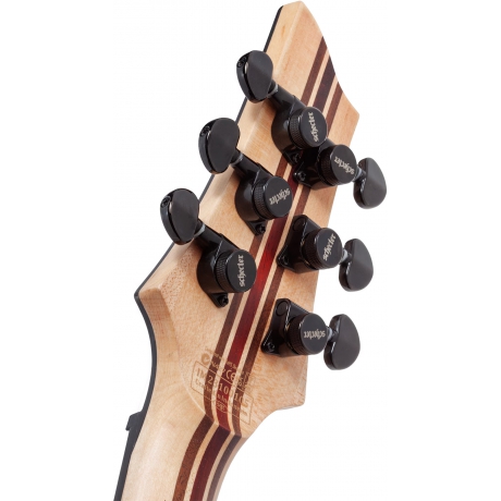 Schecter C-1 SLS Custom Elektro Gitar (Satin Black)<br>Fotoğraf: 9/10