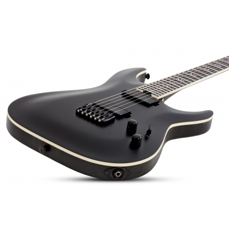 Schecter C-1 SLS Evil Twin Elite Elektro Gitar (Mat Siyah)<br>Fotoğraf: 2/8