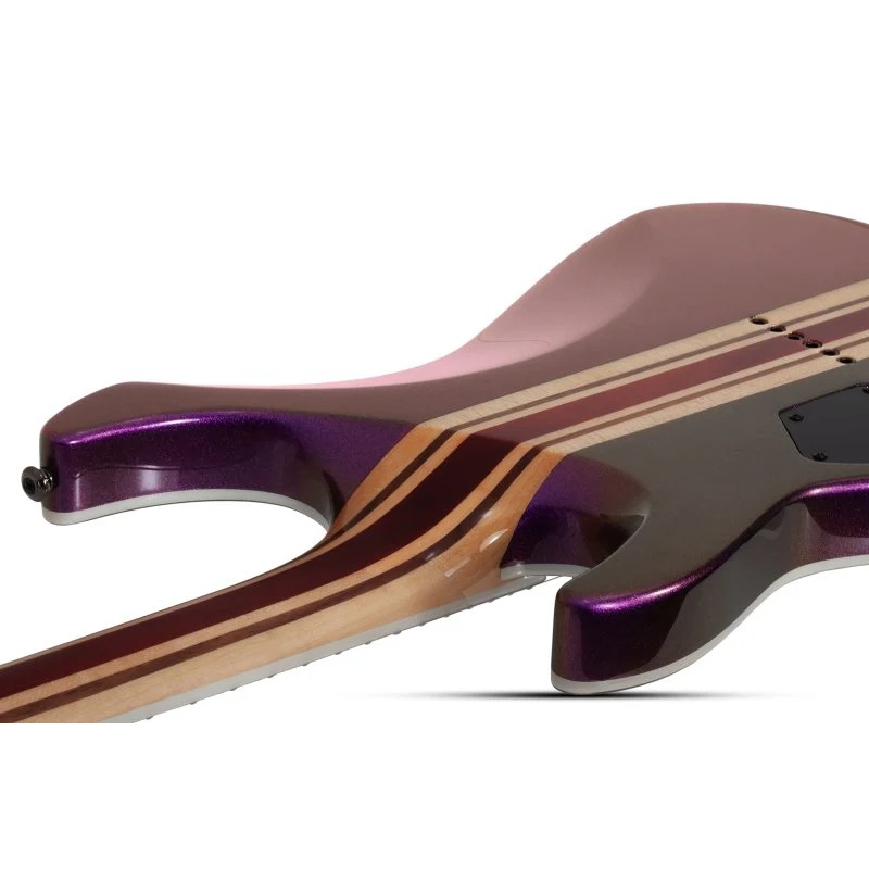 Schecter C-1 SLS Hollywood Elektro Gitar (Supernova Violet