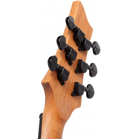 Schecter C-1 Standard Elektro Gitar (Black Fade Burst Burl)<br>Fotoğraf: 8/9