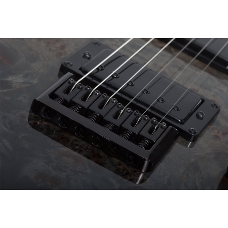 Schecter C-1 Standard Elektro Gitar (Black Fade Burst Burl)<br>Fotoğraf: 4/9