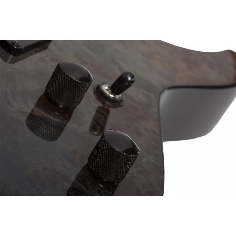 Schecter C-1 Standard Elektro Gitar (Black Fade Burst Burl)<br>Fotoğraf: 5/9