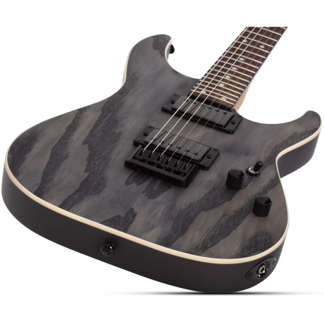 Schecter C-1 Standard Elektro Gitar (Charcoal Satin)<br>Fotoğraf: 2/9