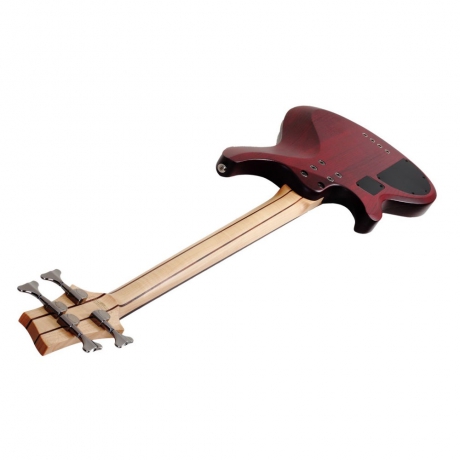 Schecter C-4 Custom Bas Gitar (Trans Crimson Stain)<br>Fotoğraf: 5/5