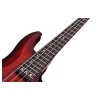 Schecter C-4 Custom Bas Gitar (Trans Crimson Stain)<br>Fotoğraf: 4/5