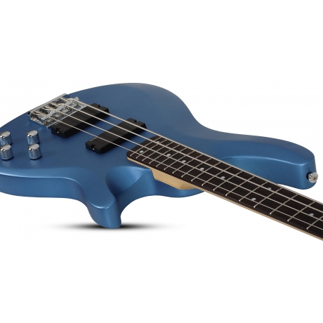 Schecter C-4 Deluxe Bas Gitar (Satin Metallic Blue)<br>Fotoğraf: 4/7