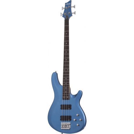 Schecter C-4 Deluxe Bas Gitar (Satin Metallic Blue)<br>Fotoğraf: 1/7