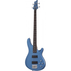 Schecter C-4 Deluxe Bas Gitar (Satin Metallic Blue)