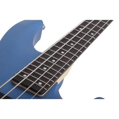 Schecter C-4 Deluxe Bas Gitar (Satin Metallic Blue)<br>Fotoğraf: 5/7