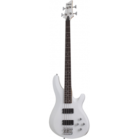 Schecter C-4 Deluxe Bas Gitar (Satin White)<br>Fotoğraf: 1/9
